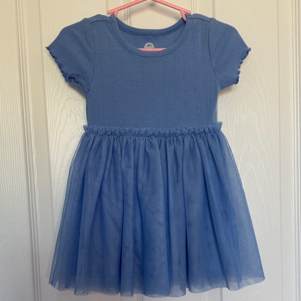 Blue toddler tutu dress